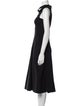 Ulla Johnson V-Neck Midi Length Dress