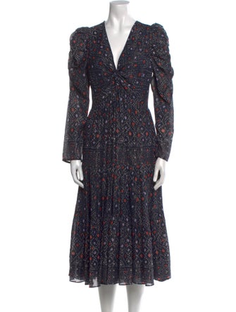 Ulla Johnson Floral Print Long Dress