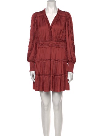 Ulla Johnson V-Neck Mini Dress