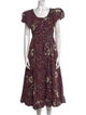 Ulla Johnson Floral Print Long Dress