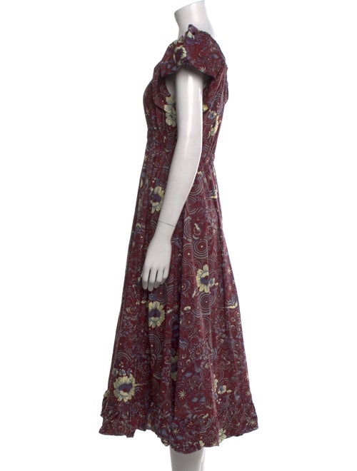 Ulla Johnson Floral Print Long Dress