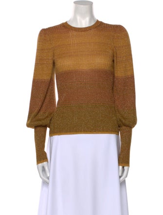 Ulla Johnson Striped Crew Neck Sweater