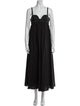 Ulla Johnson Square Neckline Midi Length Dress