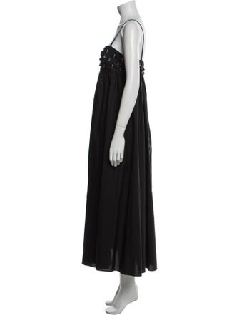 Ulla Johnson Square Neckline Midi Length Dress