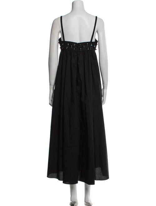 Ulla Johnson Square Neckline Midi Length Dress