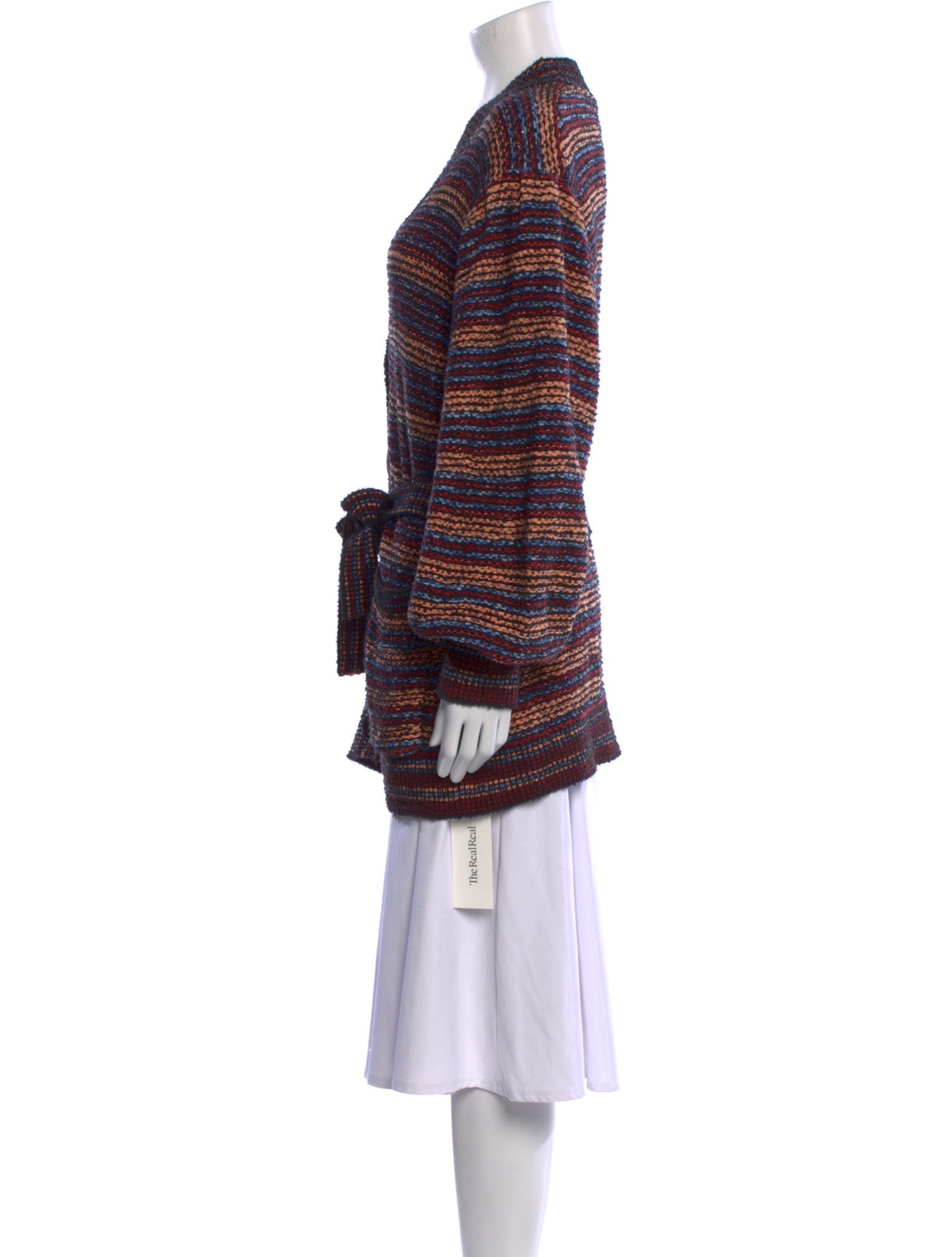 Ulla Johnson Striped V-Neck Sweater