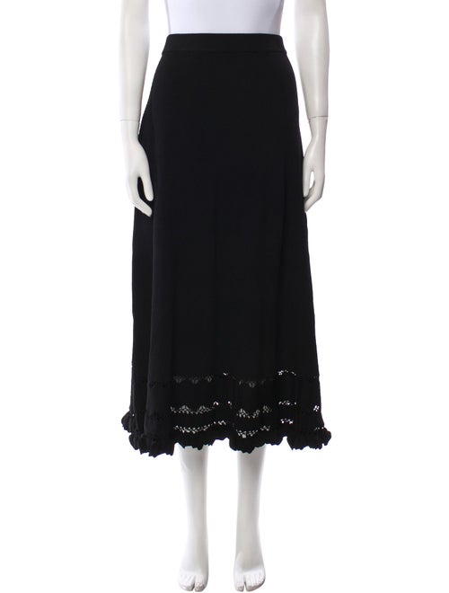 Ulla Johnson Ruffle Embellishment Midi Length Skirt