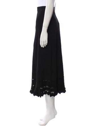 Ulla Johnson Ruffle Embellishment Midi Length Skirt