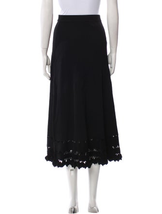 Ulla Johnson Ruffle Embellishment Midi Length Skirt
