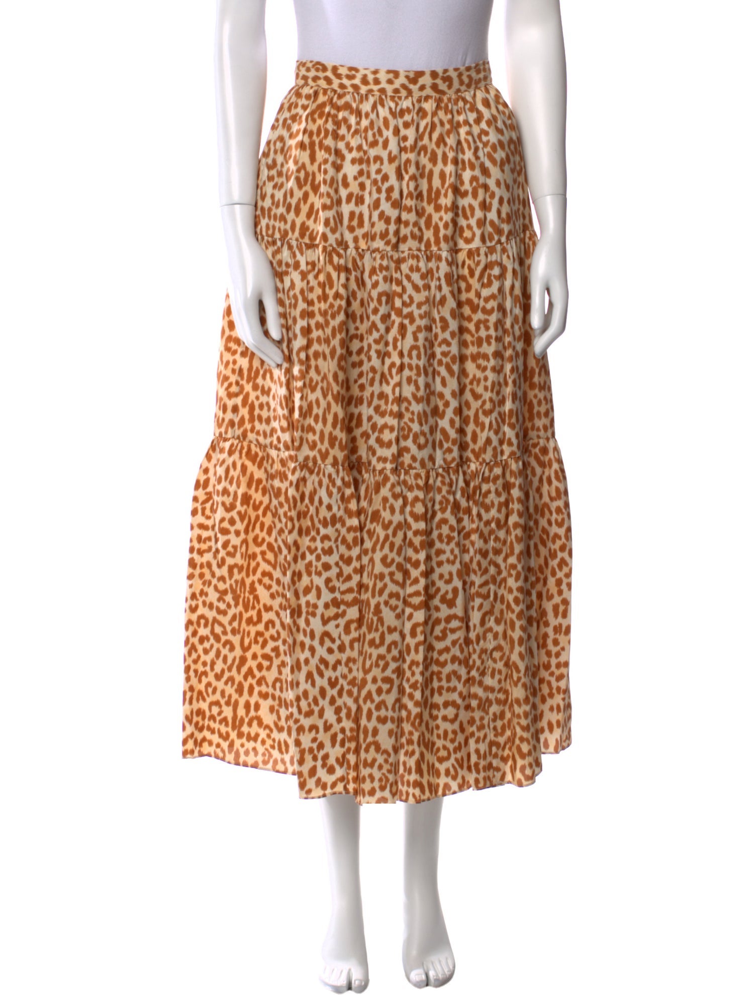 Ulla Johnson Silk Midi Length Skirt