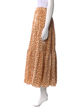 Ulla Johnson Silk Midi Length Skirt