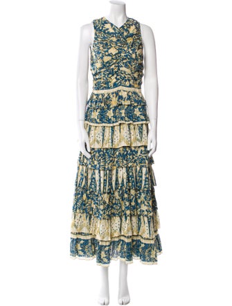 Ulla Johnson Printed Long Dress