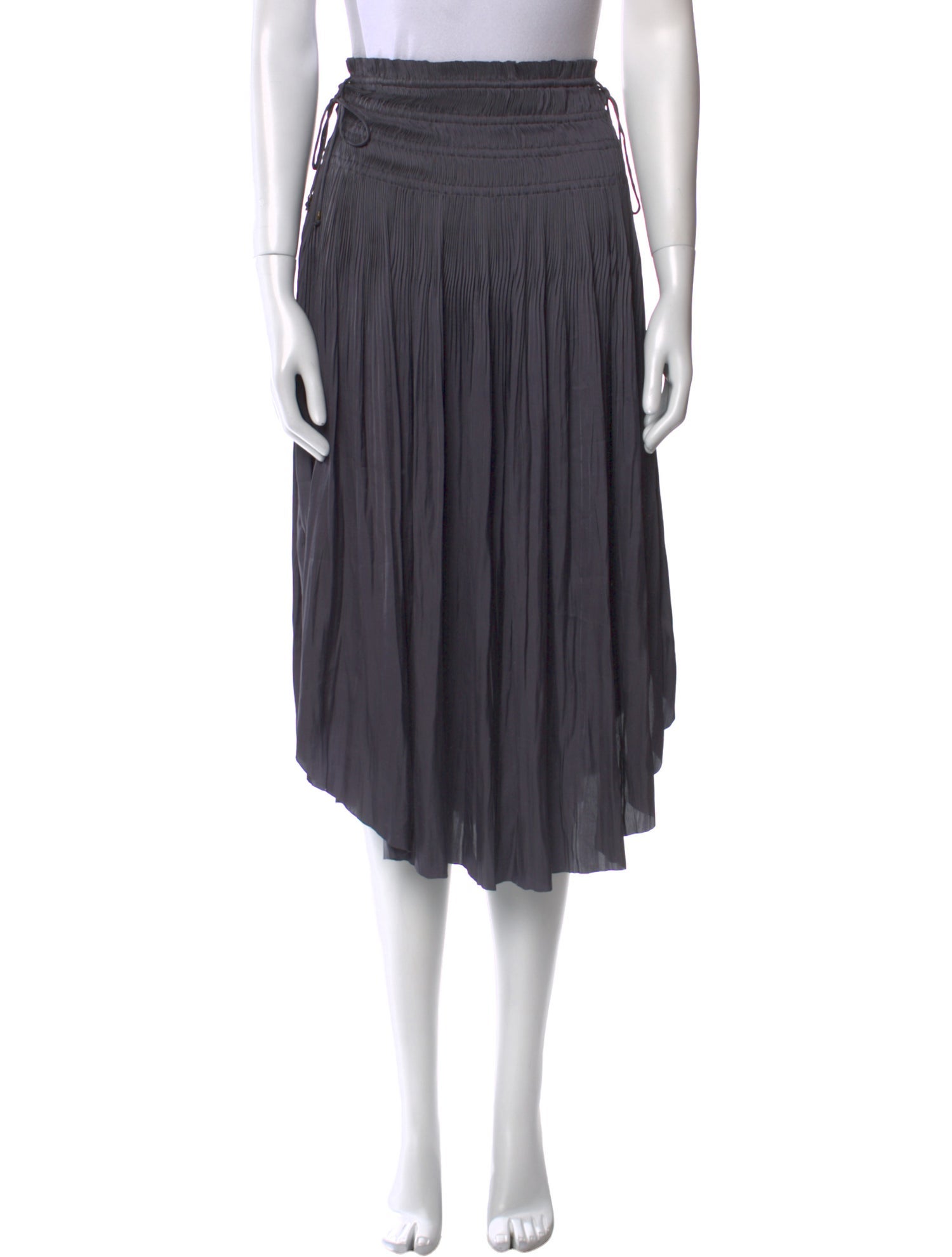 Ulla Johnson Pleated Accents Midi Length Skirt