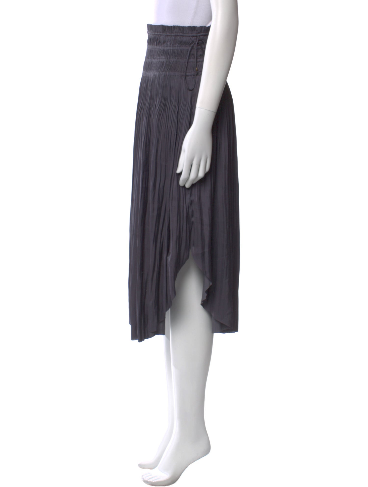 Ulla Johnson Pleated Accents Midi Length Skirt