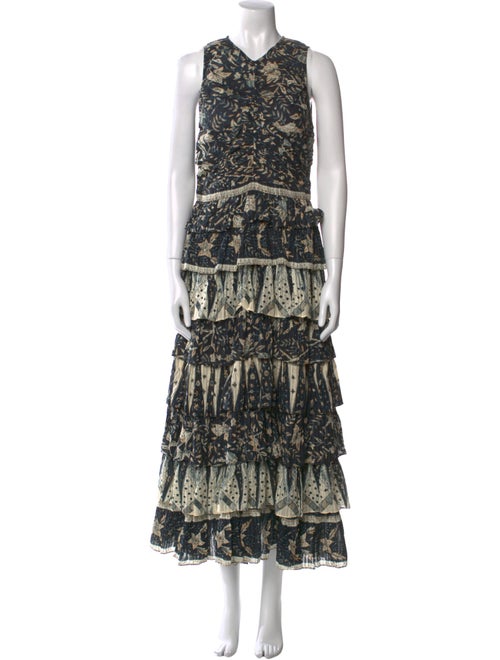 Ulla Johnson Printed Long Dress