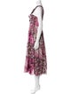 Ulla Johnson Floral Print Midi Length Dress