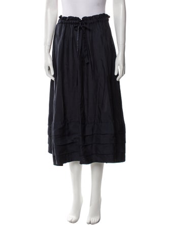 Ulla Johnson Ruffle Embellishment Midi Length Skirt