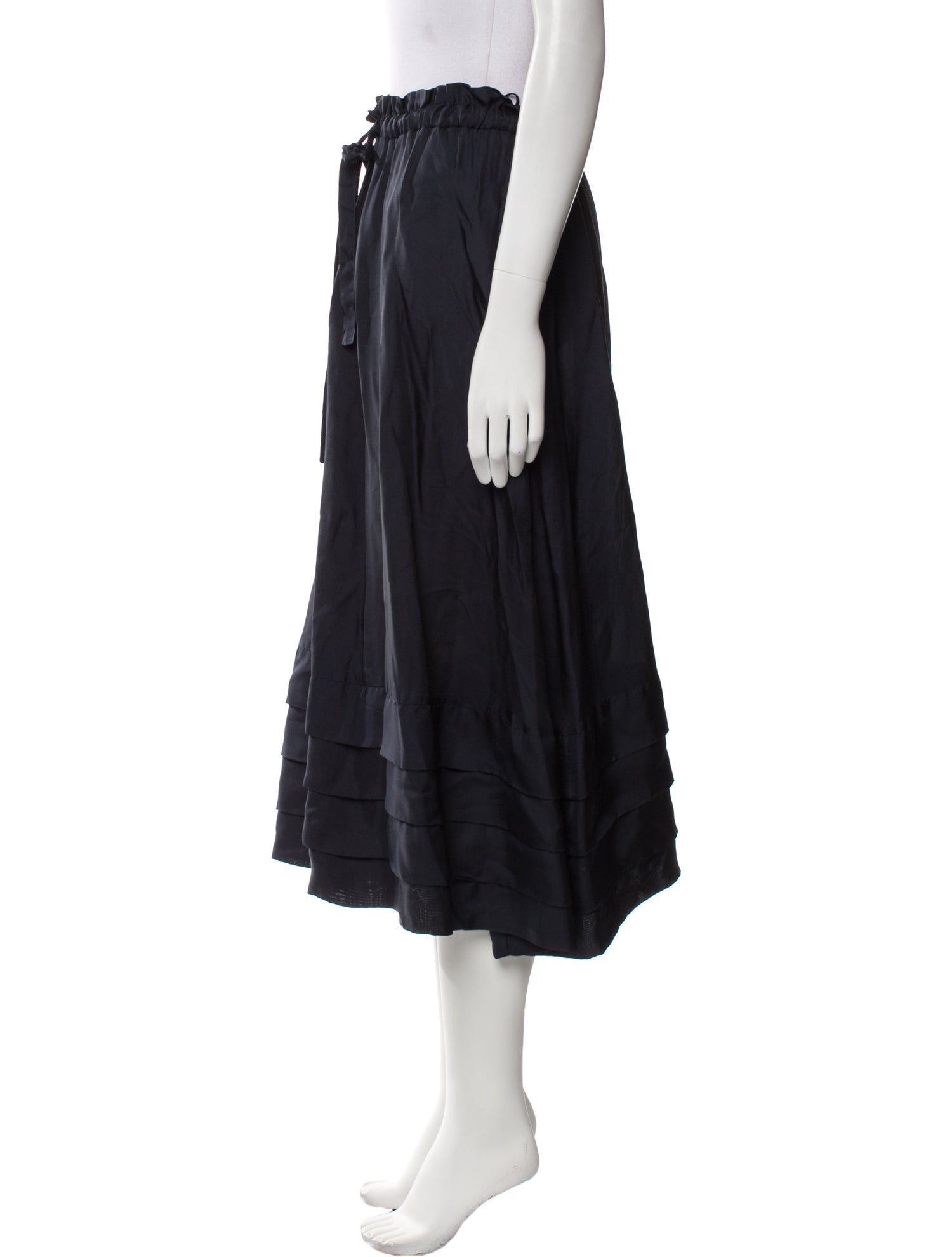 Ulla Johnson Ruffle Embellishment Midi Length Skirt