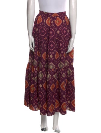 Ulla Johnson Silk Midi Length Skirt