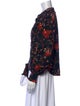 Ulla Johnson Silk Floral Print Blouse