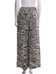 Ulla Johnson Animal Print Wide Leg Pants
