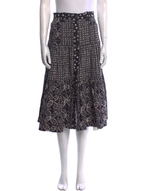 Ulla Johnson Printed Midi Length Skirt