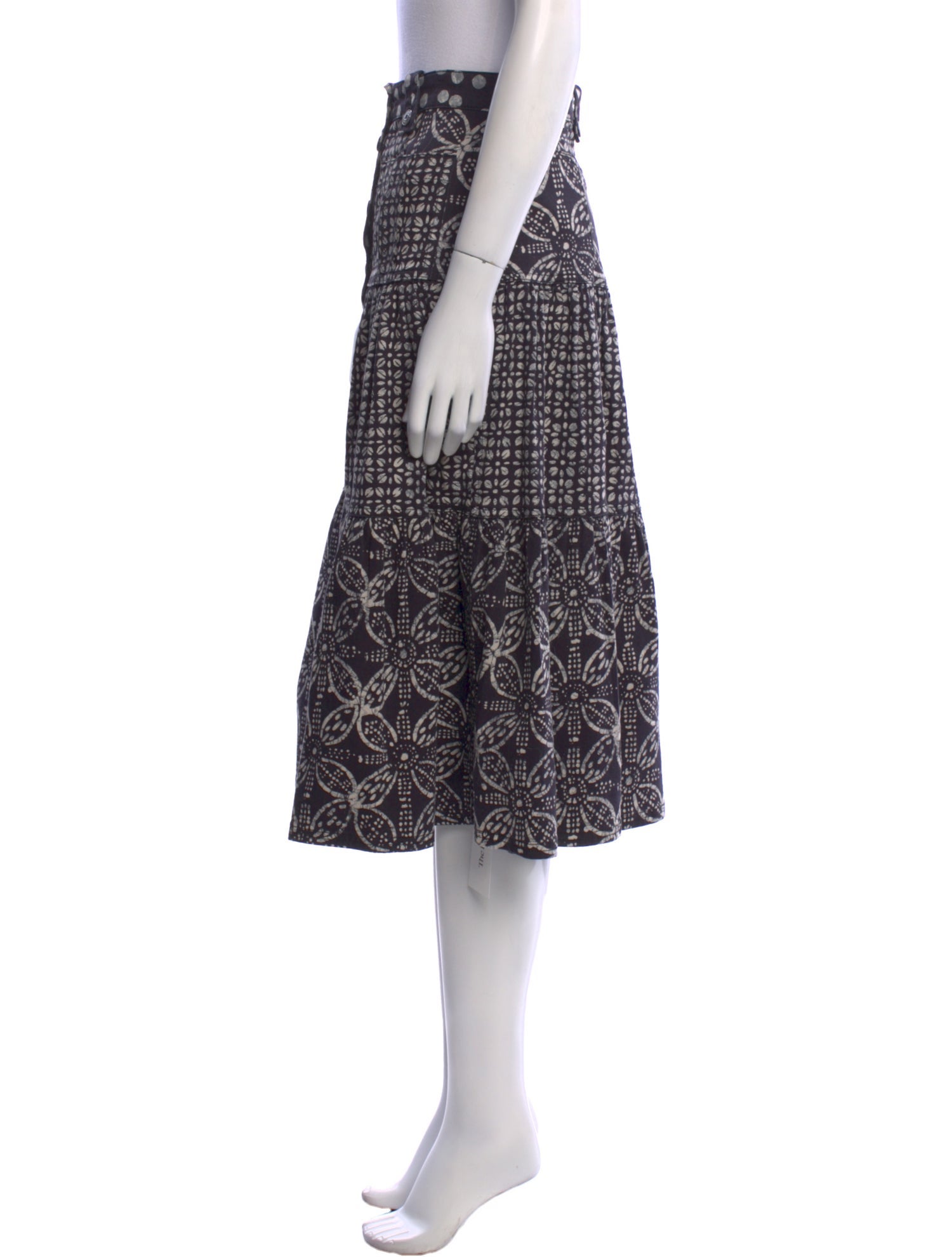 Ulla Johnson Printed Midi Length Skirt