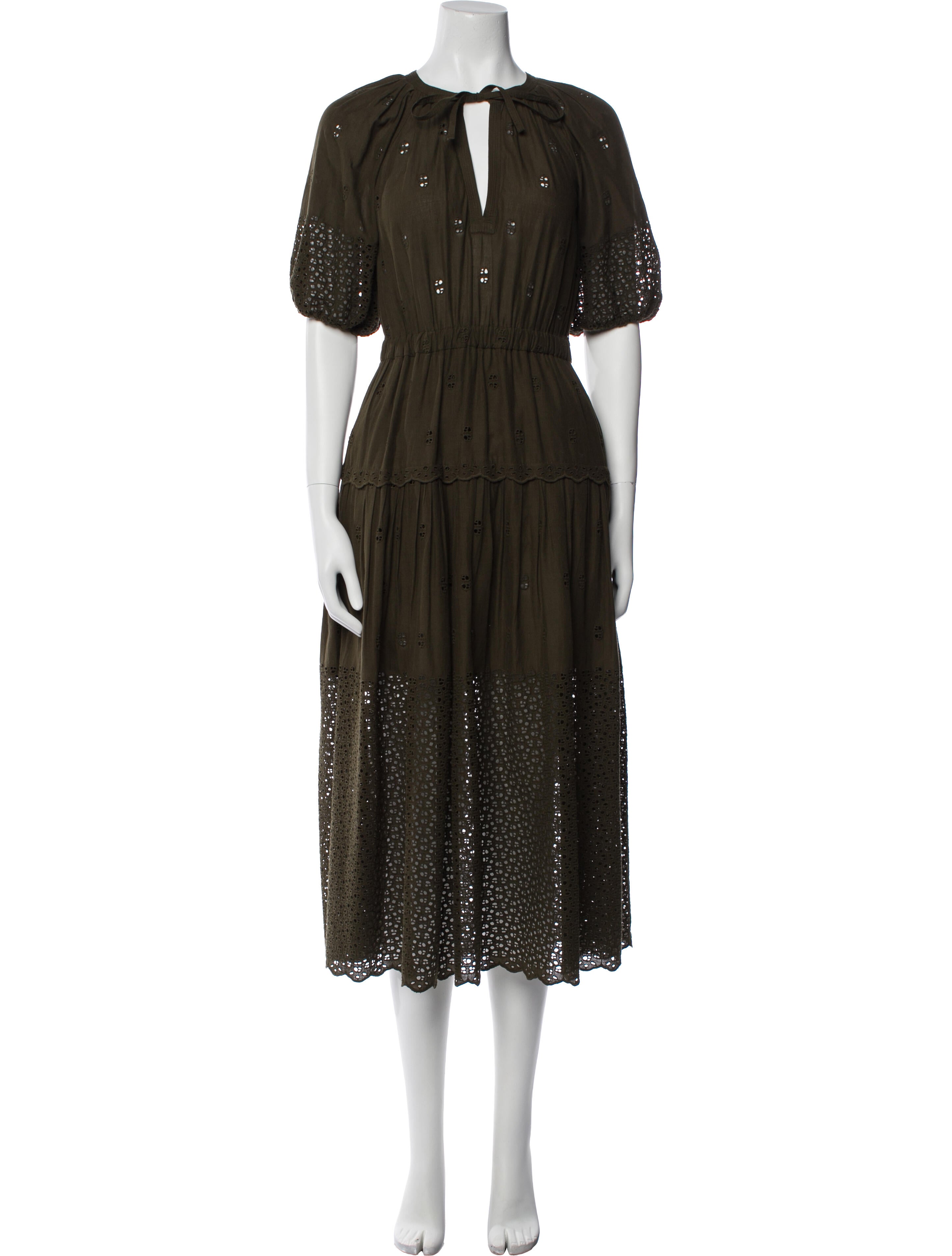 Ulla Johnson V-Neck Long Dress