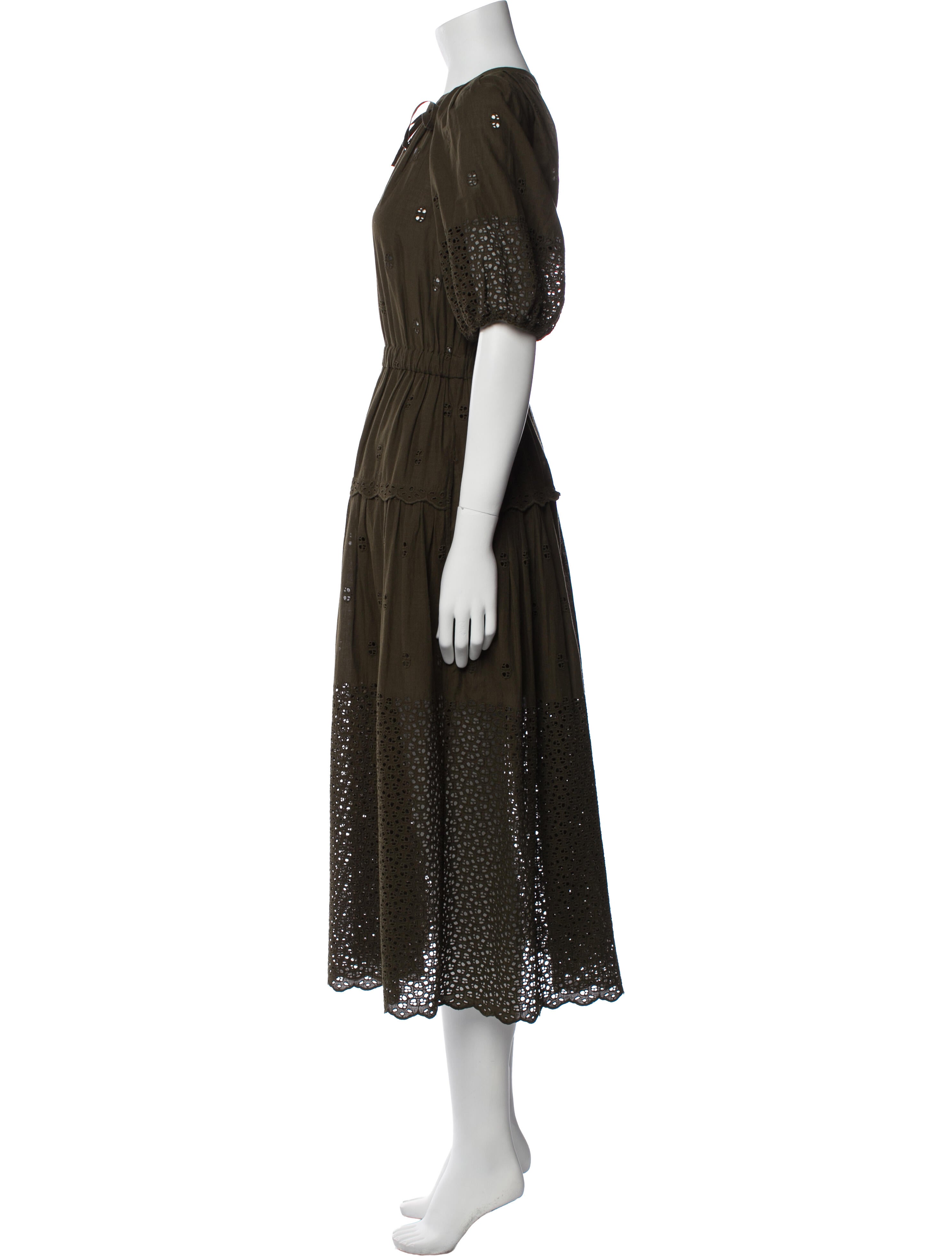 Ulla Johnson V-Neck Long Dress