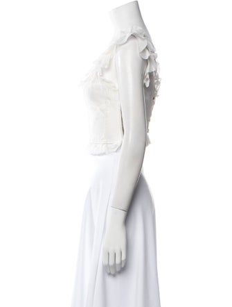 Ulla Johnson Square Neckline Sleeveless Crop Top