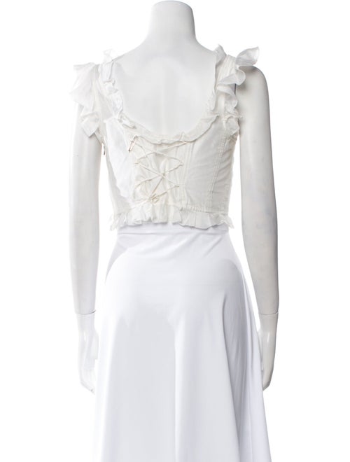 Ulla Johnson Square Neckline Sleeveless Crop Top