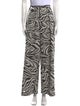 Ulla Johnson Animal Print Wide Leg Pants