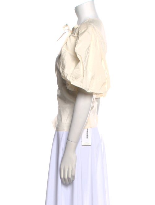 Ulla Johnson Crew Neck Short Sleeve Blouse