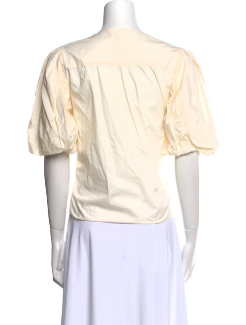 Ulla Johnson Crew Neck Short Sleeve Blouse