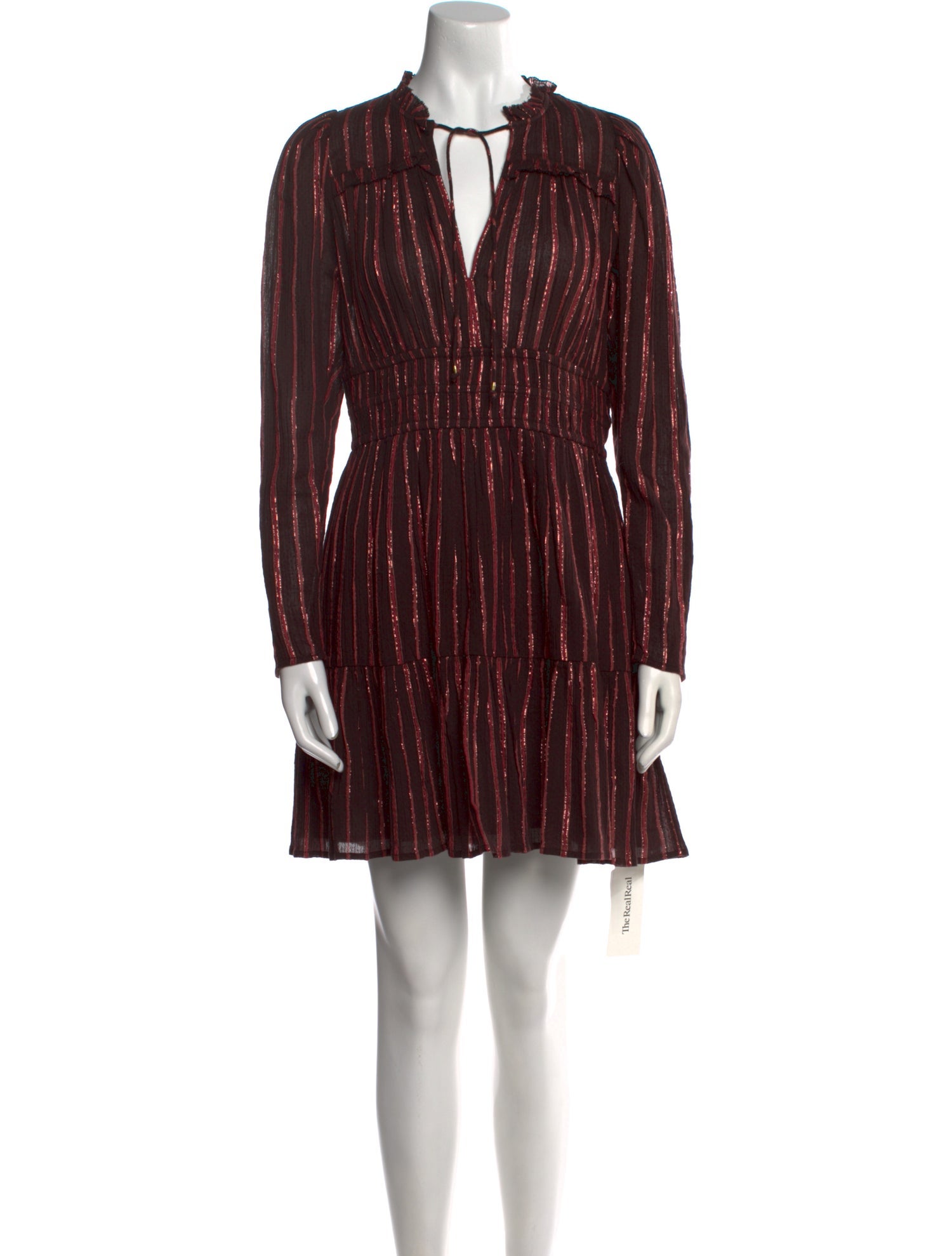 Ulla Johnson Striped Mini Dress