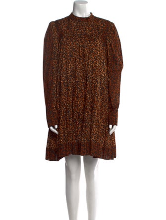 Ulla Johnson Animal Print Mini Dress