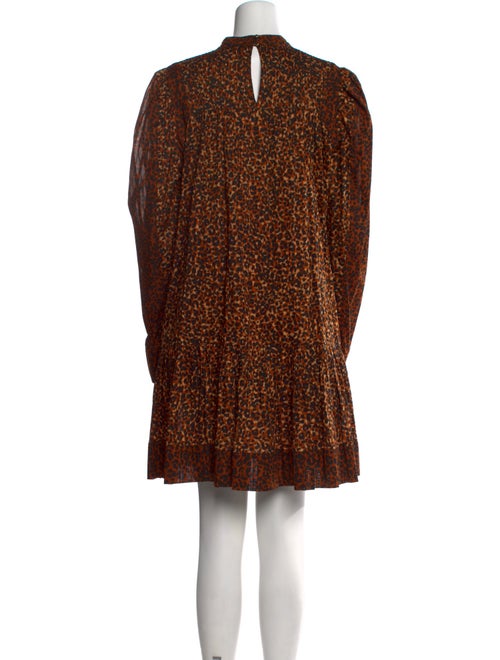 Ulla Johnson Animal Print Mini Dress