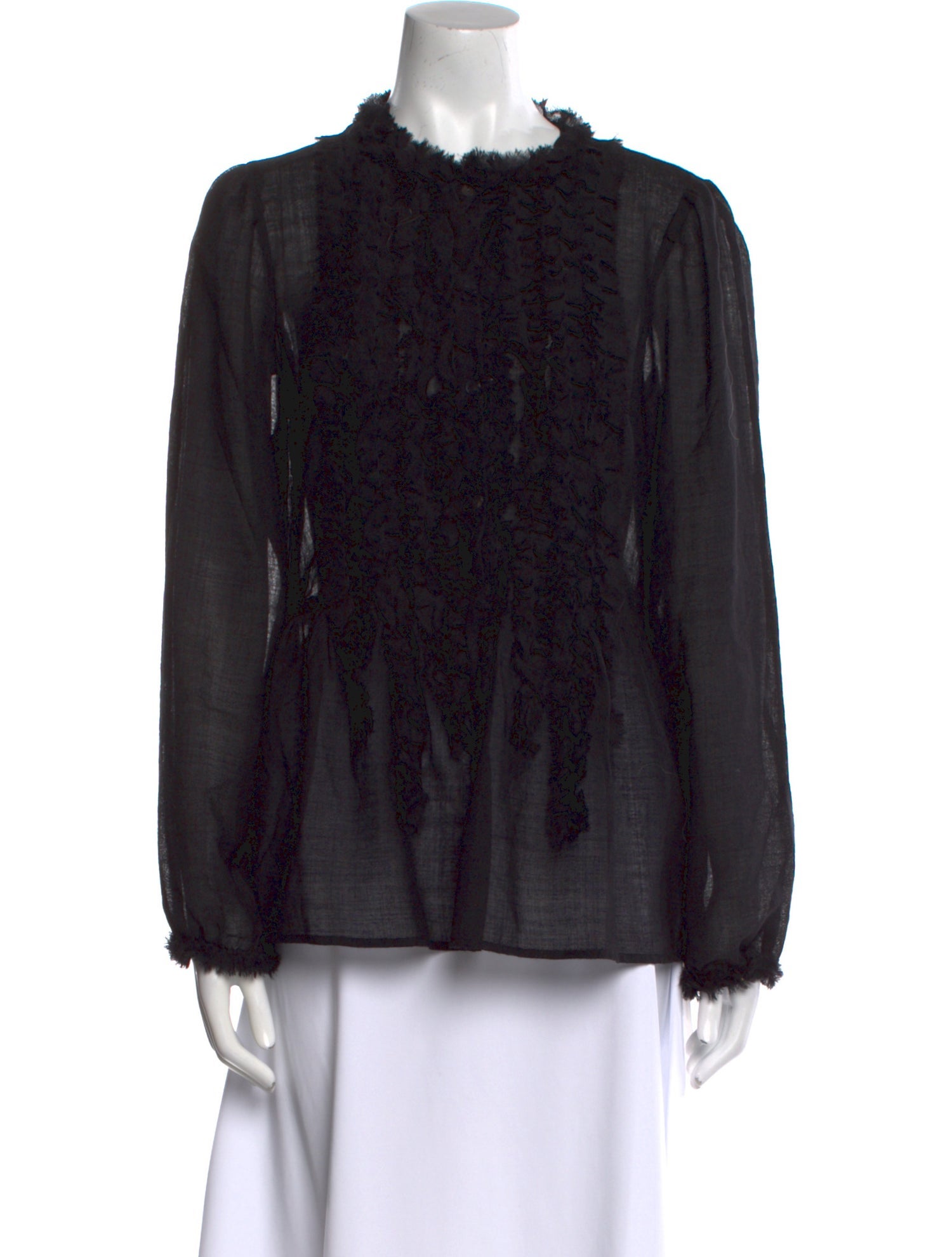 Ulla Johnson Wool Mock Neck Blouse w/ Tags