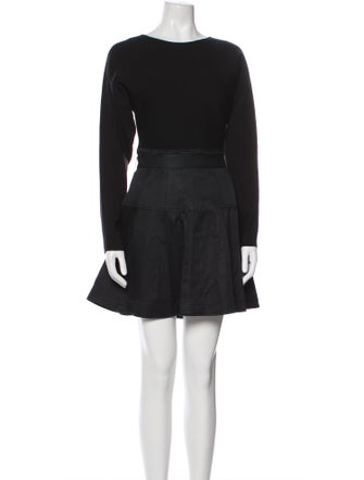 Ulla Johnson Bateau Neckline Mini Dress