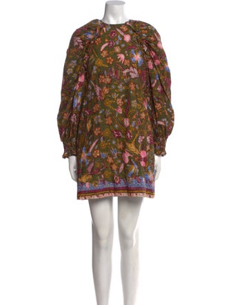 Ulla Johnson Floral Print Mini Dress