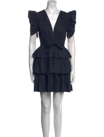 Ulla Johnson V-Neck Mini Dress