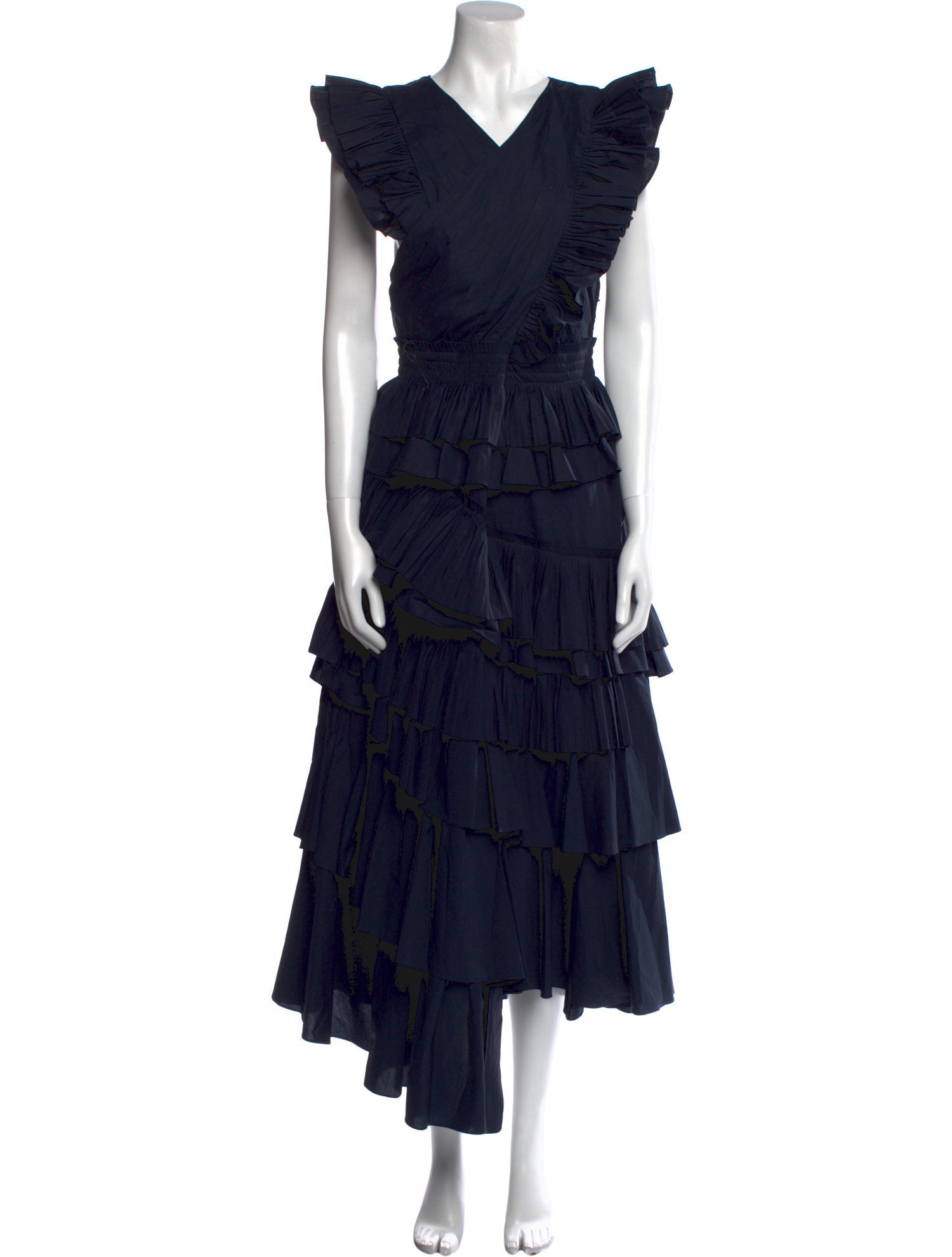 Ulla Johnson V-Neck Long Dress