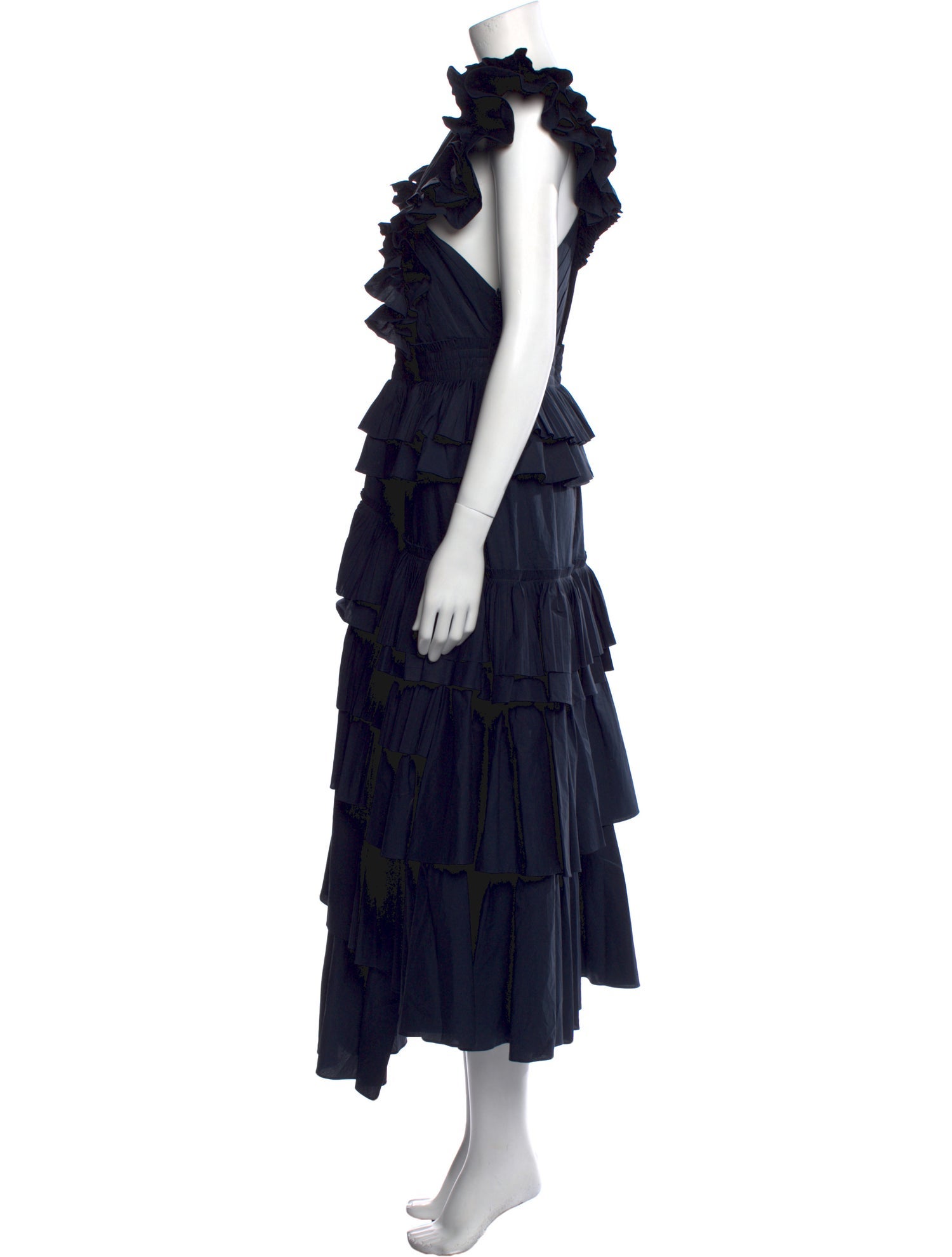 Ulla Johnson V-Neck Long Dress