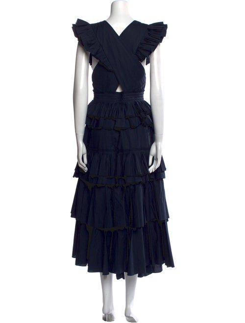 Ulla Johnson V-Neck Long Dress