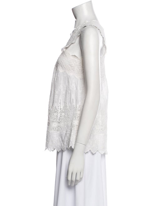 Ulla Johnson V-Neck Sleeveless Blouse