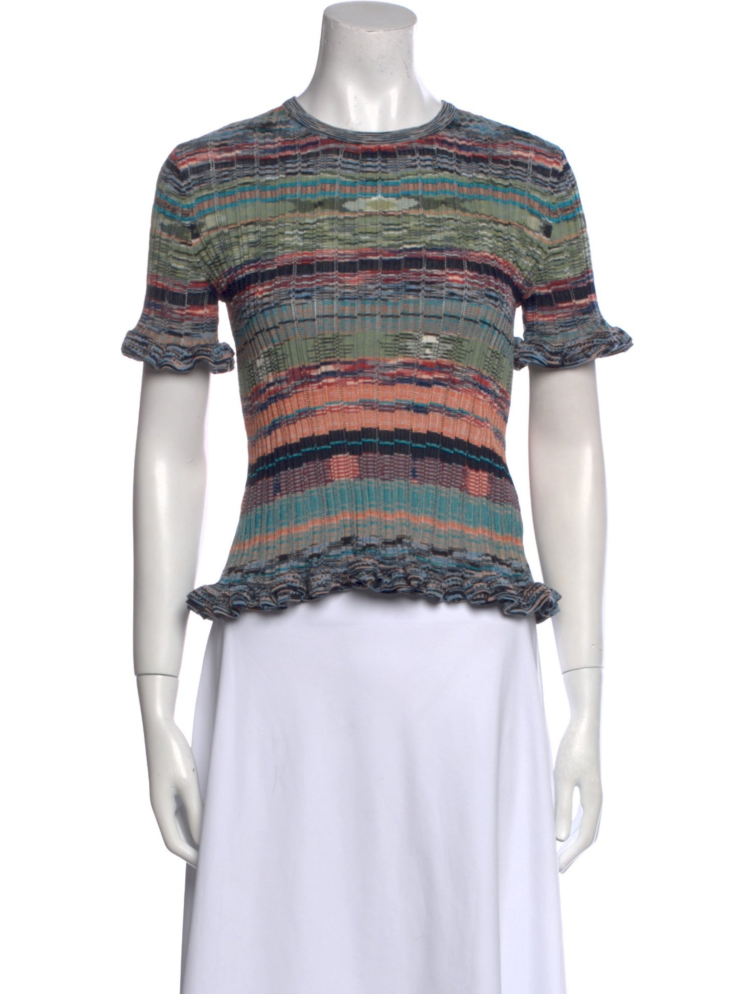 Ulla Johnson Striped Crew Neck T-Shirt