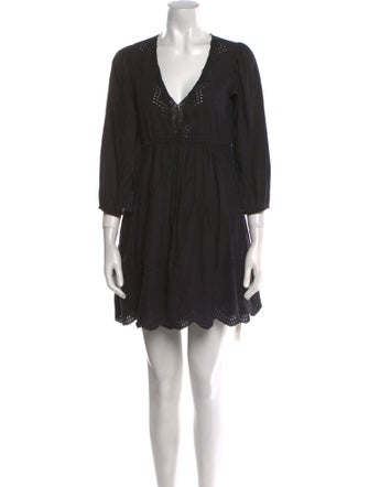 Ulla Johnson V-Neck Mini Dress
