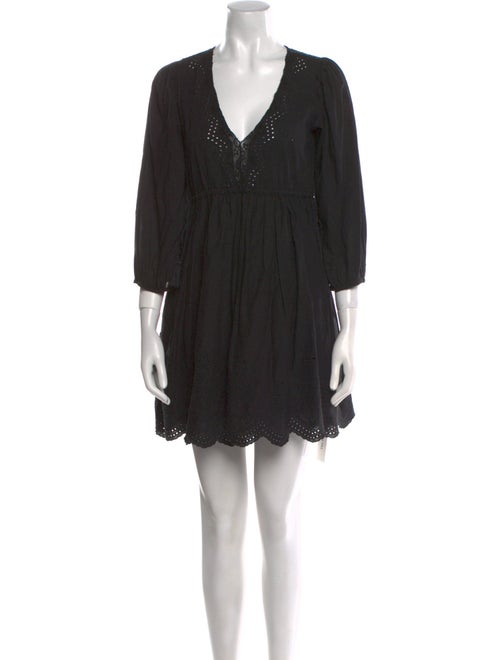 Ulla Johnson V-Neck Mini Dress