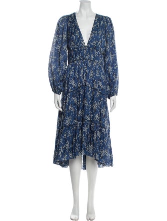 Ulla Johnson Floral Print Long Dress