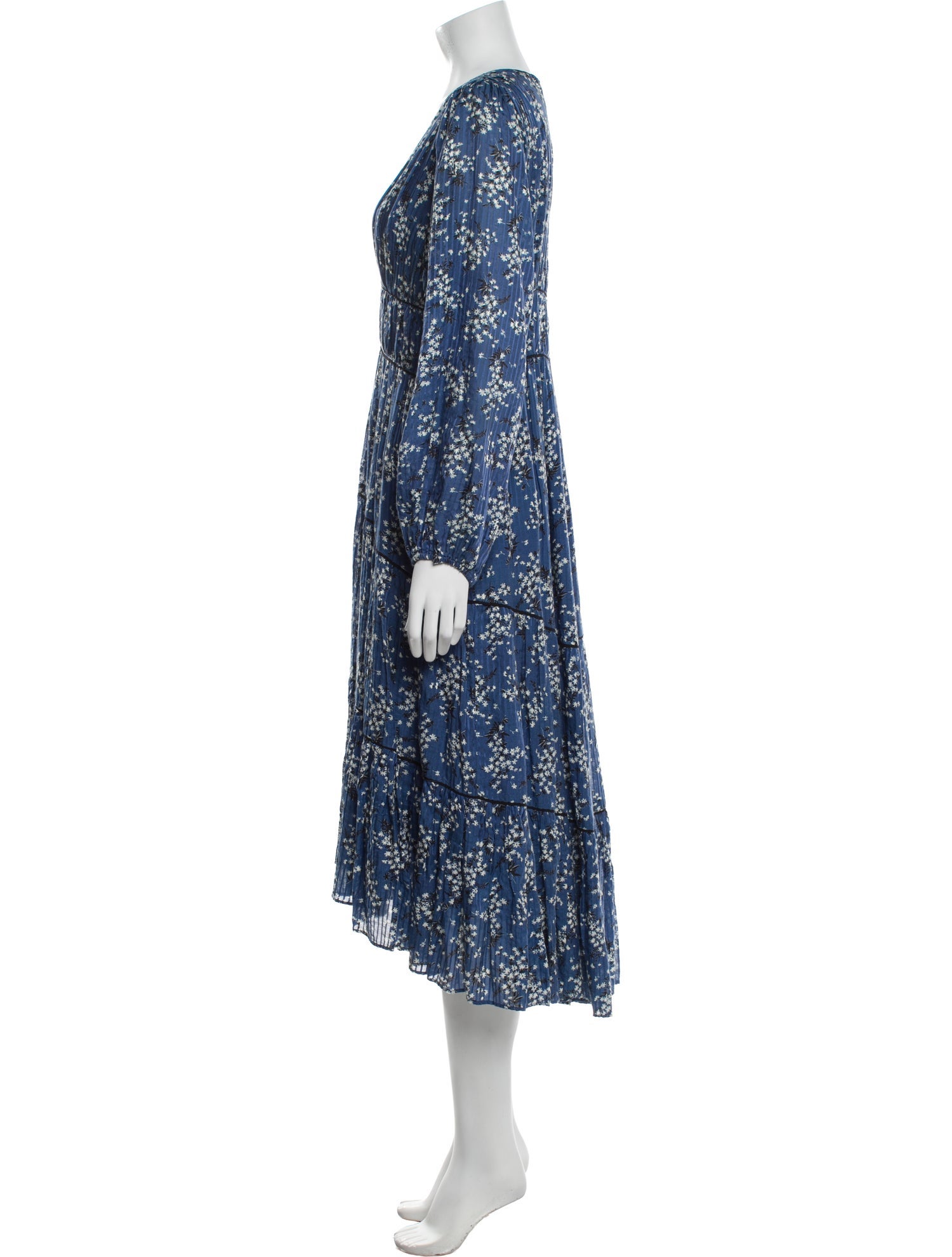 Ulla Johnson Floral Print Long Dress
